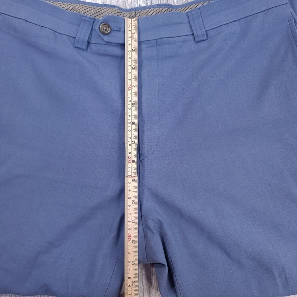 Ralph Lauren Mens Dress Trouser Pants Size 34x31 Blue Rayon Regular Straight Leg - Picture 6 of 10